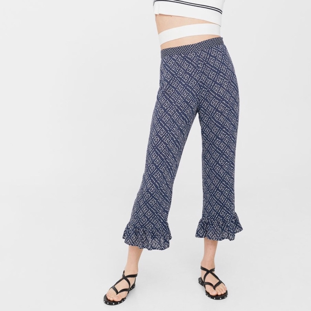 Perfect summer pant! / Ruffled hem trousers